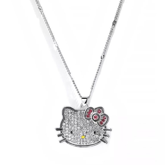 Hello Kitty Rhinestone Necklace - Picture 8 of 13
